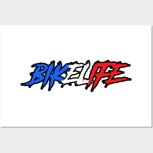 Bikelife Drapeau France Posters and Art